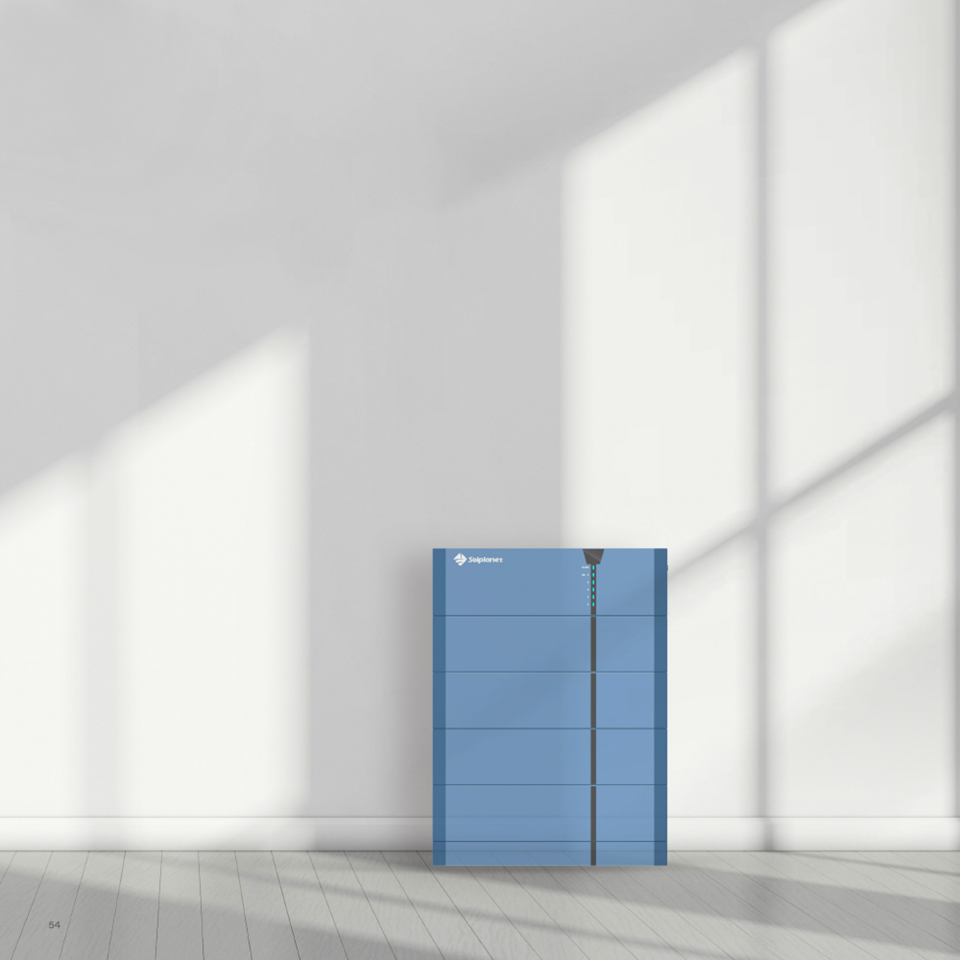 Solcelleanlæg med batteri