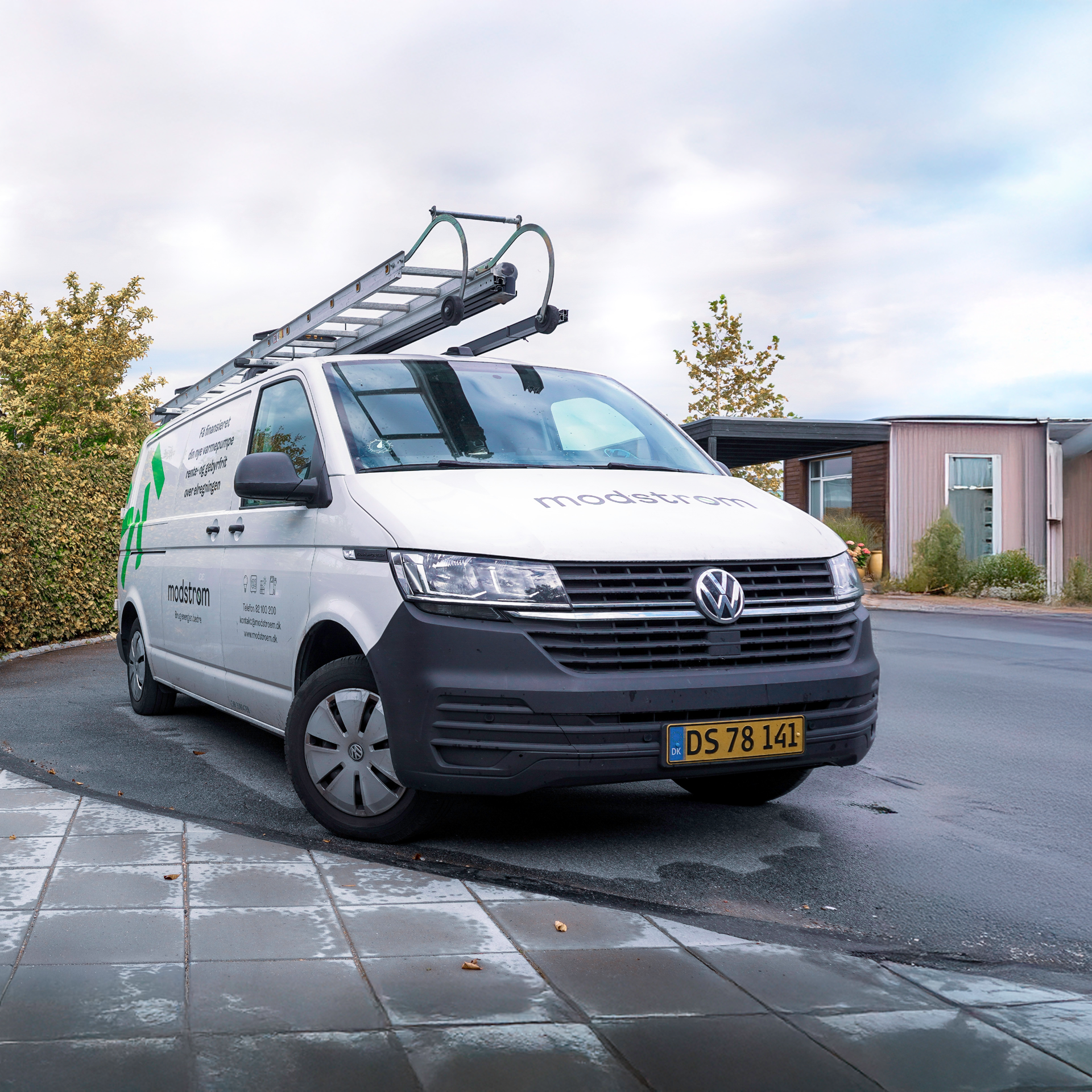 Monteret solcelleanlæg på hus