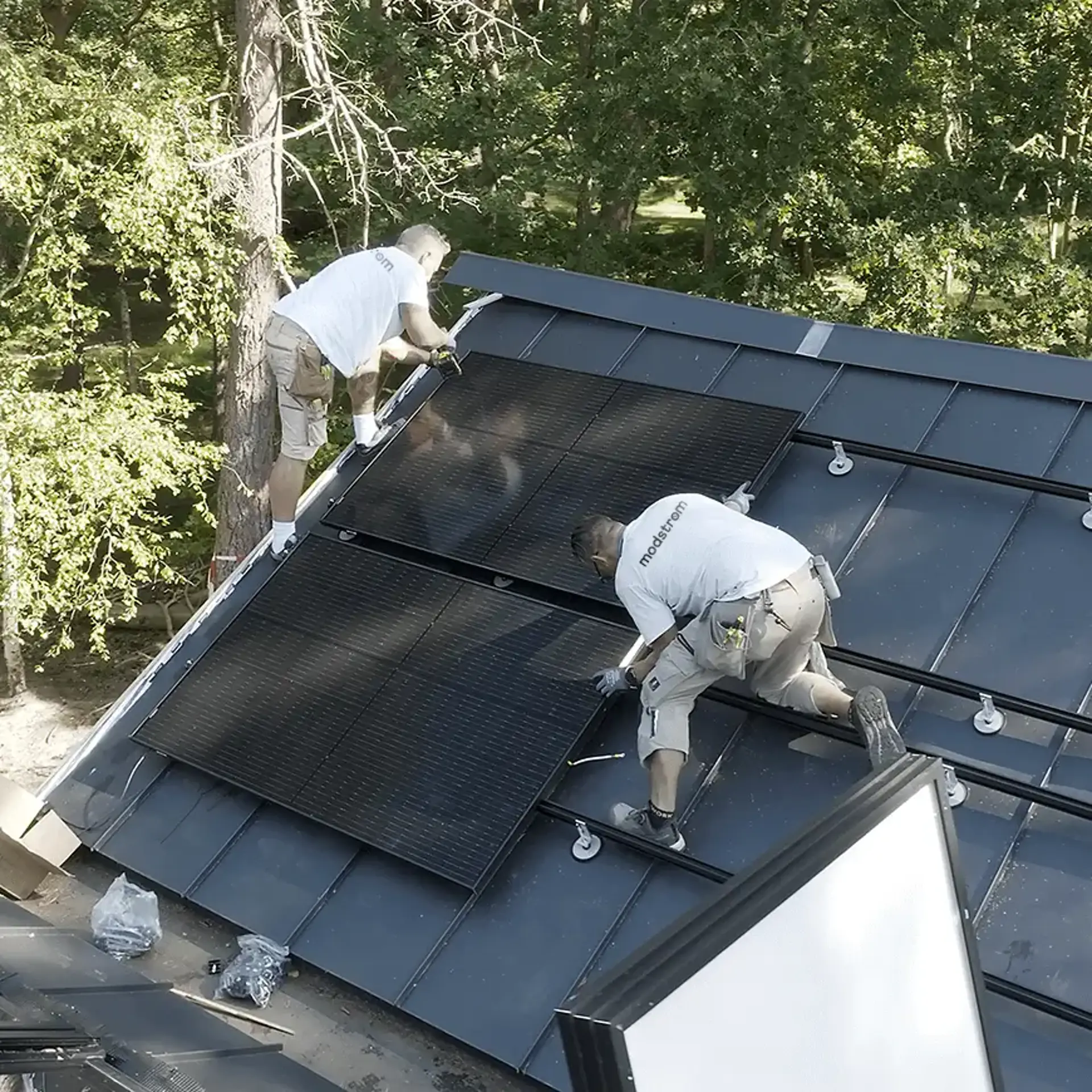 Montering af solcelleanlæg