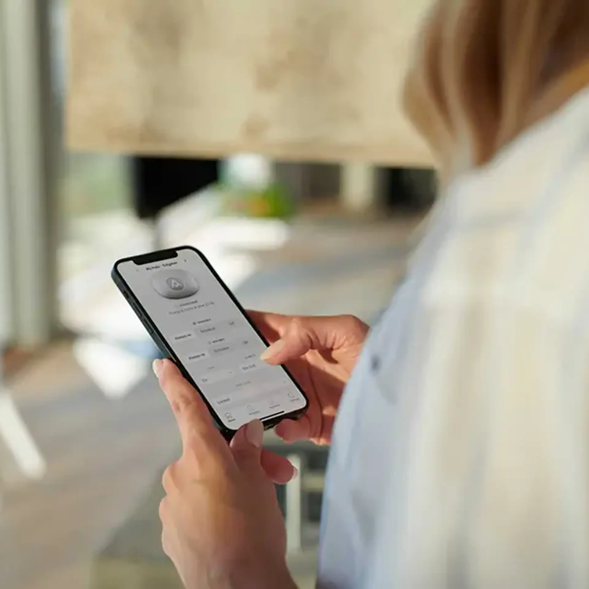Charme Amps app på smartphone